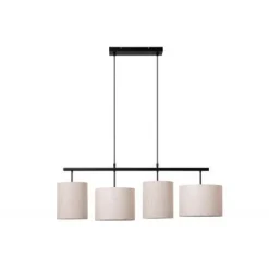 Lucide MAYA Hanglamp-Beige-4xE27-40W-Katoen