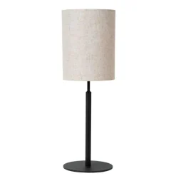 Lucide MAYA Tafellamp-Beige-Ø26-1xE27-40W-Katoen