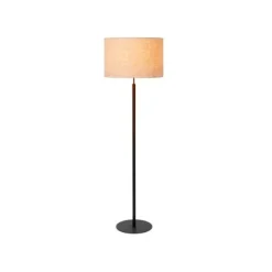 Lucide MAYA Vloerlamp-Beige-Ø45-1xE27-40W-Katoen