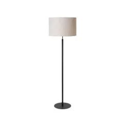 Lucide MAYA Vloerlamp-Beige-Ø45-1xE27-40W-Katoen