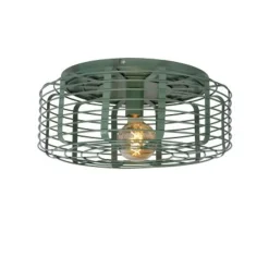 Lucide MELOPEE - Plafonnière - Ø 45 cm - 1xE27 - Turkoois