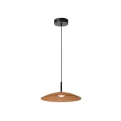 Lucide MENGA Hanglamp-Amber-Ø40-LED Dimb.-10W-2700K-Glas