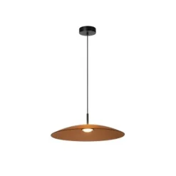 Lucide MENGA Hanglamp-Amber-Ø60-LED Dimb.-20W-2600K/2900K