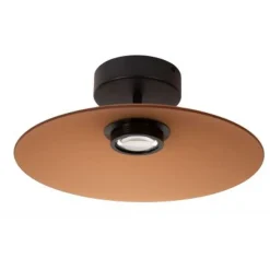 Lucide MENGA Plafonnière-Amber-Ø40-LED Dimb.-10W-2700K