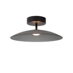 Lucide MENGA Plafonnière-Fumé-Ø40-LED Dimb.-10W-2700K