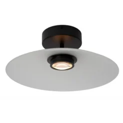 Lucide MENGA Plafonnière-Opaal-Ø40-LED Dimb.-10W-2700K