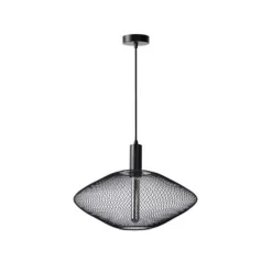 Lucide MESH - Hanglamp - Ø 45 cm - 1xE27 - Zwart