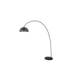 Lucide MESH - Vloerlamp - Ø 46 cm - 1xE27 - Zwart