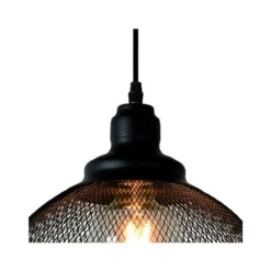 Lucide MESH Pendel E27 Ø28cm H 32cm Zwart