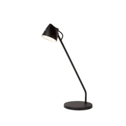 Lucide MILNE Tafellamp-Zwart-LED Dimb.-6W-2700K-12V