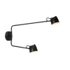 Lucide MILNE Wandlamp-Zwart-LED Dimb.-6W-2700K-12V-Metaal