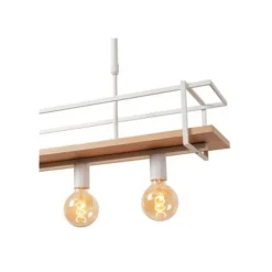 Lucide MILONGA Hanglamp-Wit-4xE27-40W-Metaal