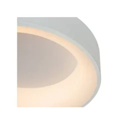 Lucide MIRAGE Plafonnière-Wit-Ø38-LED Dimb.-22W-2700K