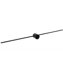 Lucide MIZAR - Wandlamp Badkamer - LED - 1x10W 2700K - IP44 - Zwart