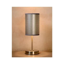 Lucide MODA - Tafellamp - Ø 13 cm - 1xE27 - Grijs