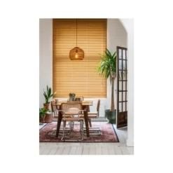 Lucide MOLOKO - Hanglamp - Ø 40 cm - 1xE27 - Okergeel