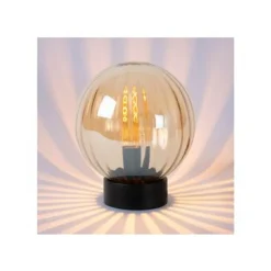 Lucide MONSARAZ Tafellamp-Amber-Ø25-1xE27-40W-Glas