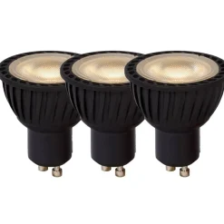 Lucide MR16 - Led lamp - Ø 5 cm - LED Dimb. - GU10 - 3x5W 3000K - Zwart