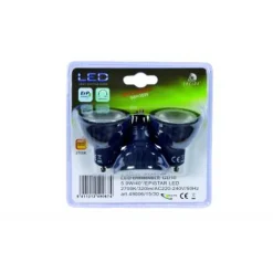 Lucide MR16 - Led lamp - Ø 5 cm - LED Dimb. - GU10 - 3x5W 3000K - Zwart