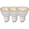 Lucide MR16 - Led lamp - Ø 5 cm - LED Dimb. - GU10 - 3x5W 3000K - Wit Lucide