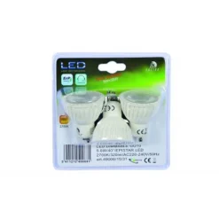 Lucide MR16 - Led lamp - Ø 5 cm - LED Dimb. - GU10 - 3x5W 3000K - Wit Lucide