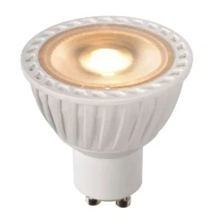 Lucide MR16 - Led lamp - Ø 5 cm - LED Dimb. - GU10 - 1x5W 2700K - 3 StepDim - Wit Lucide