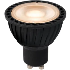 Lucide MR16 Led lamp-Zwart-LED-1xGU10-5W-2700K