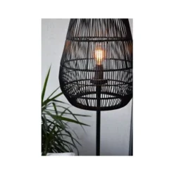 Lucide NERIDA Vloerlamp Buiten-Zwart-Ø35-1xE27-40W-IP44