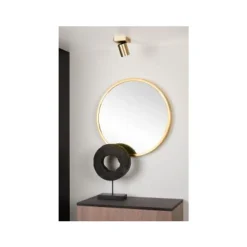 Lucide NIGEL - Plafondspot - LED Dim to warm - GU10 - 1x5W 2200K/3000K - Mat Goud / Messing