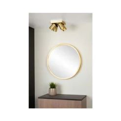 Lucide NIGEL - Plafondspot - LED Dim to warm - GU10 - 4x5W 2200K/3000K - Mat Goud / Messing