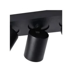 Lucide NIGEL Plafondspot 3xGU10/5W DTW Zwart