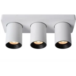Lucide NIGEL Plafondspot 3xGU10/5W DTW Wit