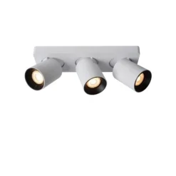 Lucide NIGEL Plafondspot 3xGU10/5W DTW Wit
