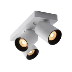 Lucide NIGEL Plafondspot 3xGU10/5W DTW Wit
