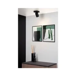 Lucide NIGEL Plafondspot GU10/5W DTW Zwart