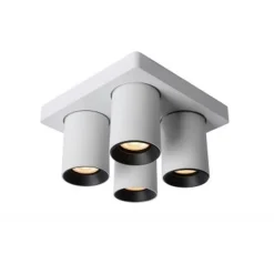 Lucide NIGEL Plafondspot 4xGU10/5W DTW Wit