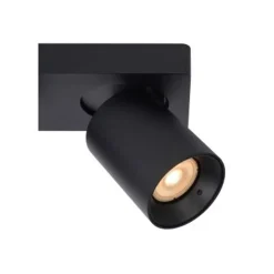 Lucide NIGEL Plafondspot 2xGU10/5W DTW Zwart
