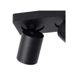 Lucide NIGEL Plafondspot 2xGU10/5W DTW Zwart