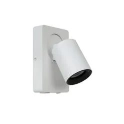 Lucide NIGEL Wandspot 1xGU10/5W + USB Wit