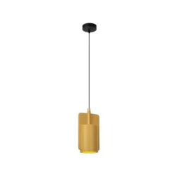 Lucide NINJA Hanglamp-Geel-1xE27-40W-Beton