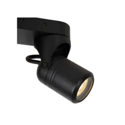 Lucide NIORT Plafondspot Buiten-Zwart-2xGU10-6W-IP44