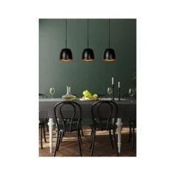 Lucide NOLAN - Hanglamp - 3xE27 - Zwart