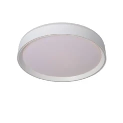 Lucide NURIA - Plafonnière - Ø 40 cm - LED Dimb. - 1x24W 2700K - 3 StepDim - Wit Lucide