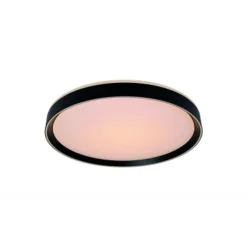 Lucide NURIA - Plafonnière - Ø 30 cm - LED Dimb. - 1x18W 2700K - 3 StepDim - Zwart Lucide