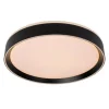 Lucide NURIA - Plafonnière - Ø 40 cm - LED Dimb. - 1x24W 2700K - 3 StepDim - Zwart