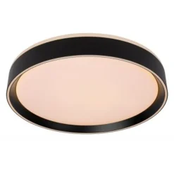 Lucide NURIA - Plafonnière - Ø 40 cm - LED Dimb. - 1x24W 2700K - 3 StepDim - Zwart