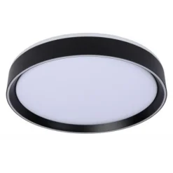 Lucide NURIA - Plafonnière - Ø 40 cm - LED Dimb. - 1x24W 2700K - 3 StepDim - Zwart