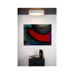 Lucide NURIA - Plafonnière - Ø 30 cm - LED Dimb. - 1x18W 2700K - 3 StepDim - Wit Lucide