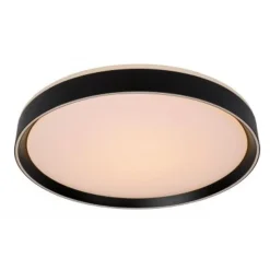 Lucide NURIA - Plafonnière - Ø 50 cm - LED Dimb. - 1x36W 2700K - 3 StepDim - Zwart Lucide