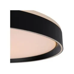 Lucide NURIA - Plafonnière - Ø 50 cm - LED Dimb. - 1x36W 2700K - 3 StepDim - Zwart Lucide